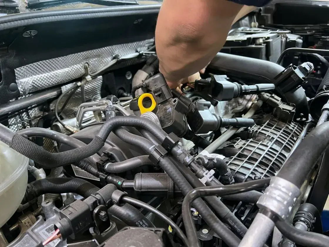 Эндоскопия двигателя Audi
