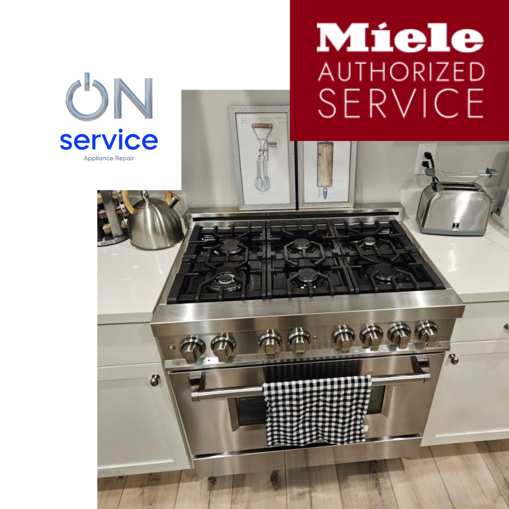 Miele Range authorized repair company in CA: SF Bay Area, Napa County, Solano County, Contra Costa County, Sacramento County, El Dorado County, Placer County
