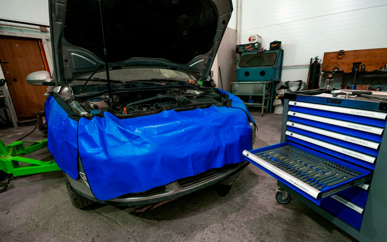 Ремонт двигателя автомобиля Toyota в сервисе DP Service