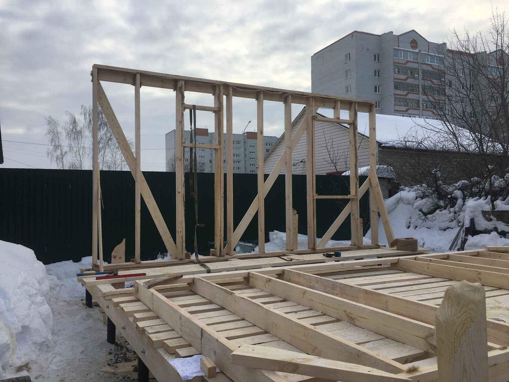 Каркасный дом 70 м²