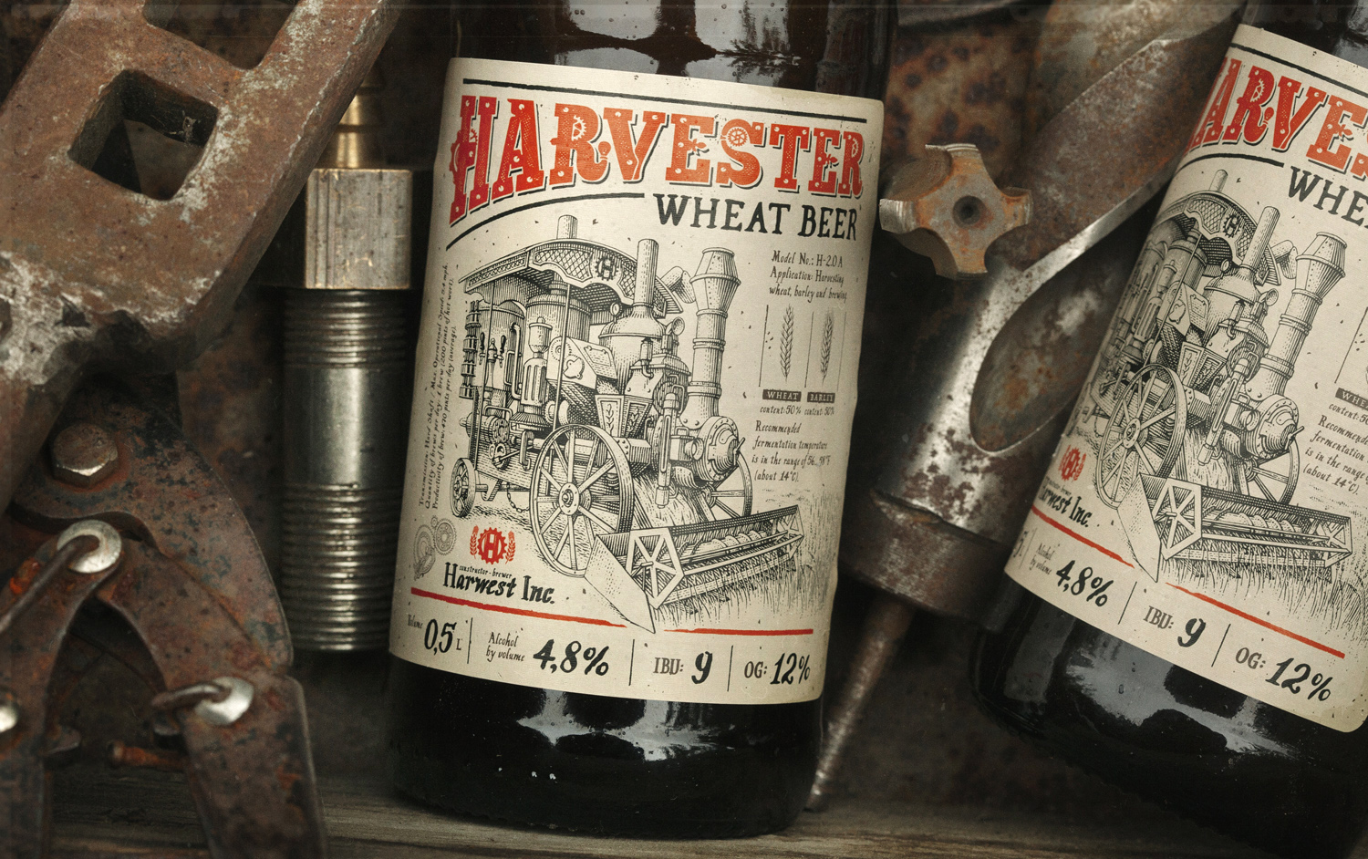 Harvester — проект дизайна упаковки Vizhu Design