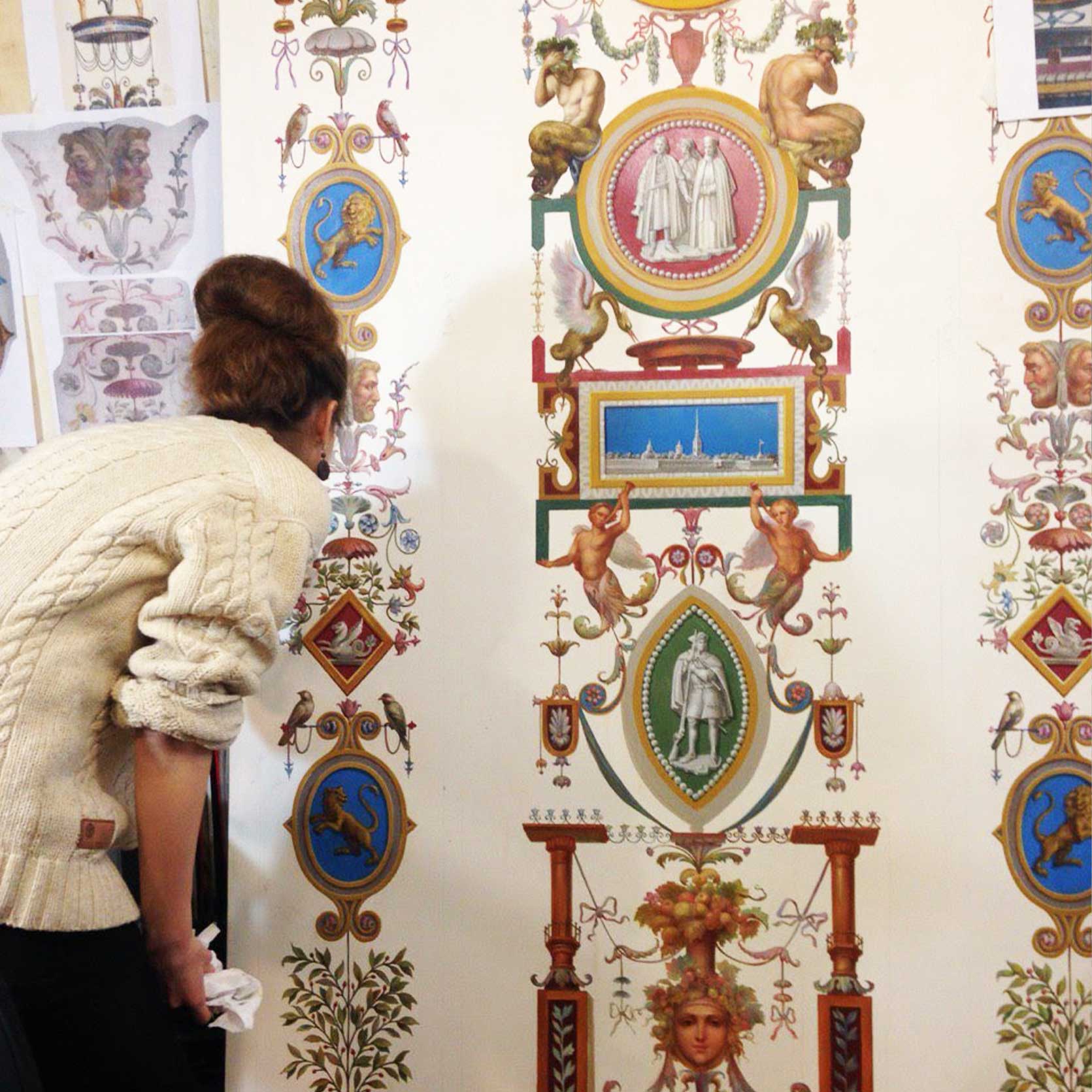 Роспись потолков цены, Роспись потолков цена, Цены на роспись потолков, Художественная роспись потолков цена