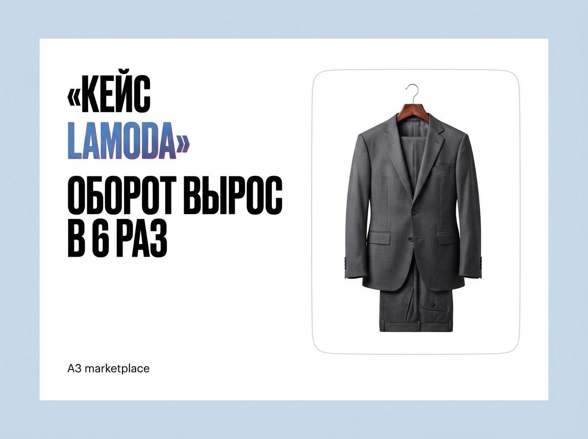 Кейс продвижения мужских деловых костюмов на Lamoda