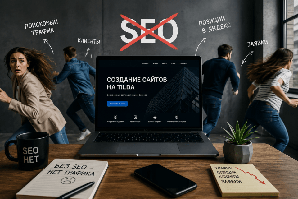 Нет SEO-оптимизации
