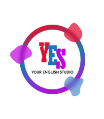 логотип студии английского языка "YES" во Пскове
