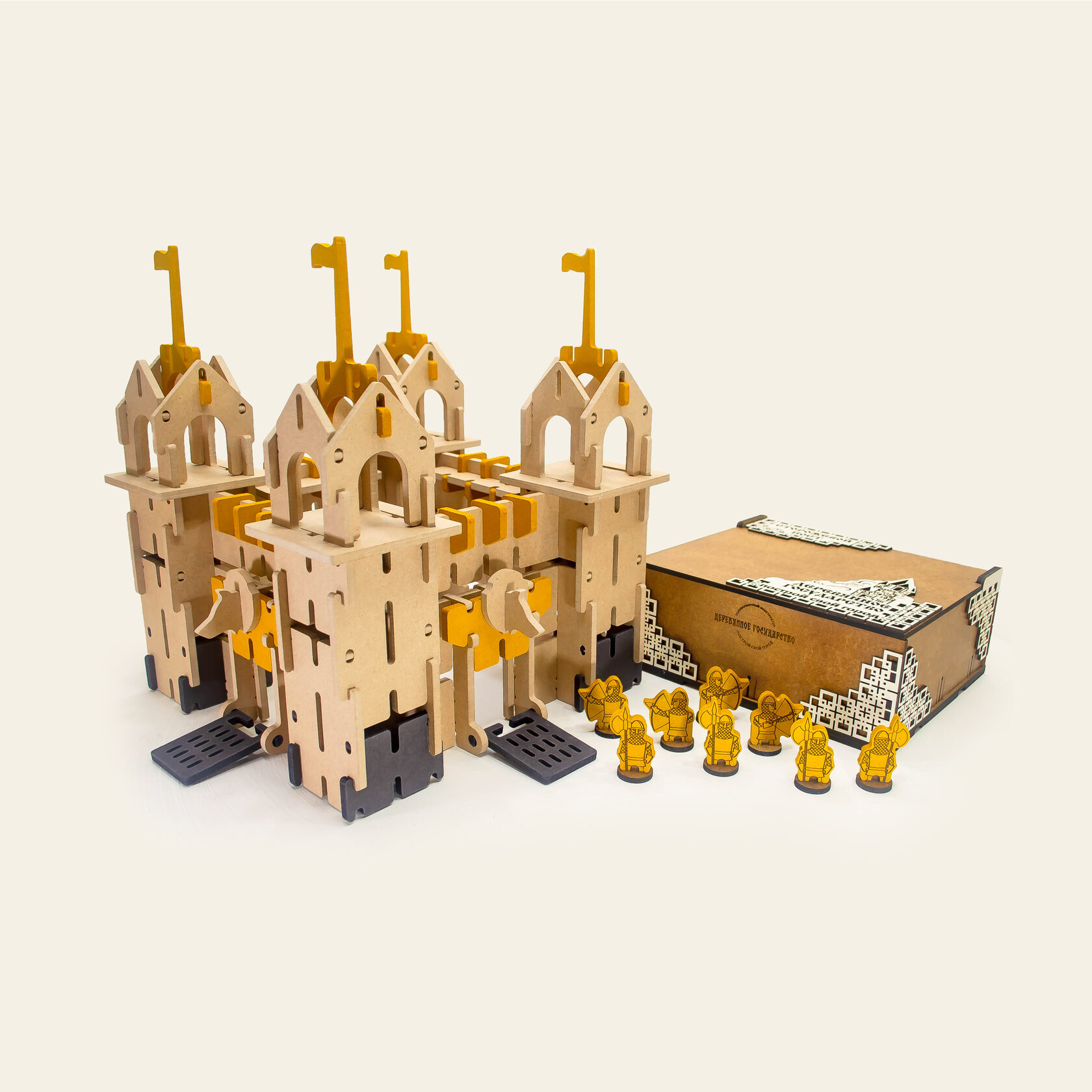 Деревянный конструктор «Сторожевой пост» из серии Крепости Деревянного государства