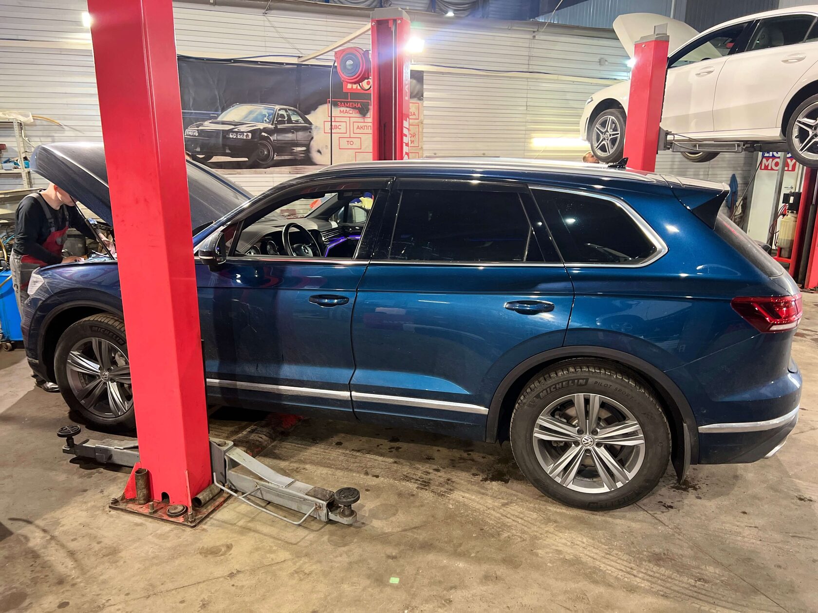 Проверка антифриза Volkswagen Touareg CR7