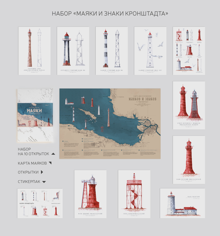 Карта маяков россии