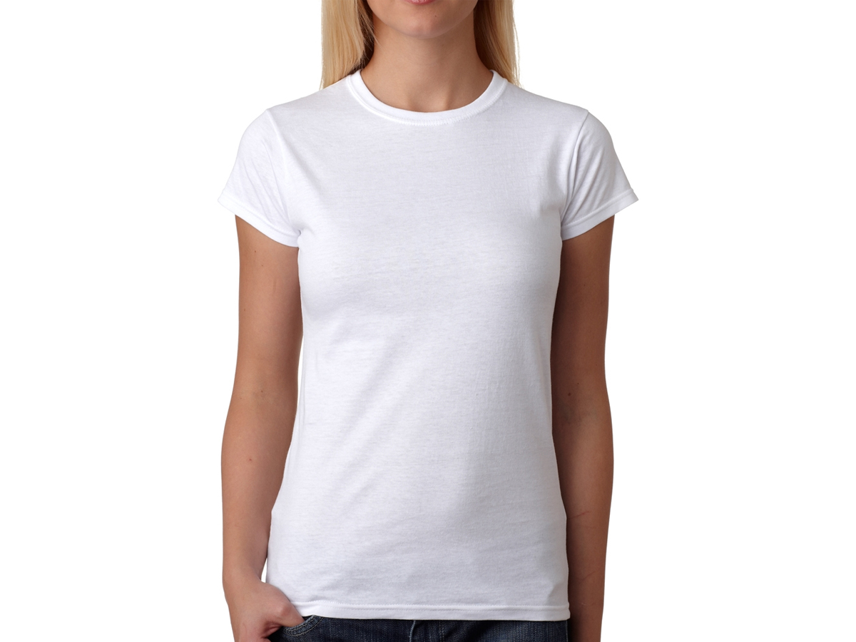 женская белая футболка 