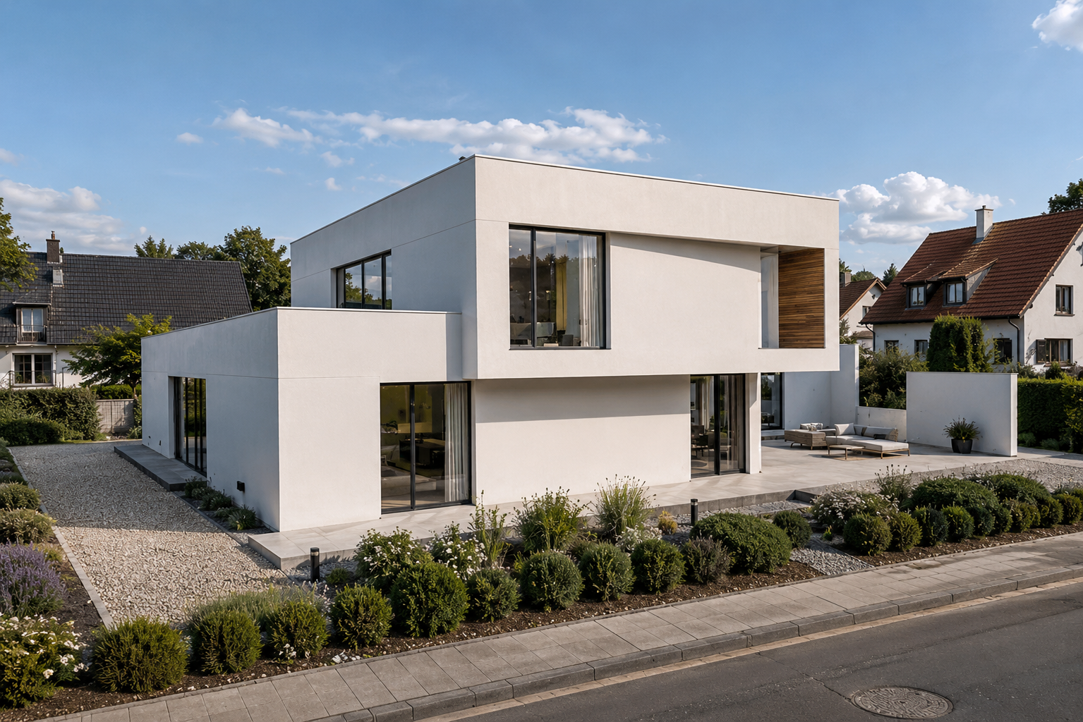 Projekt Einfamilienhaus mit Doppelgarage