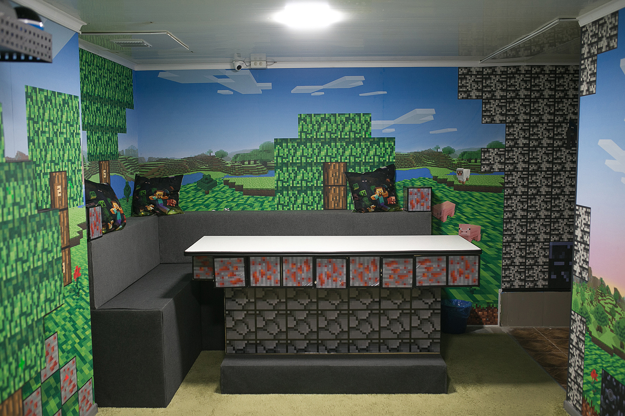 Комната Minecraft в реальности