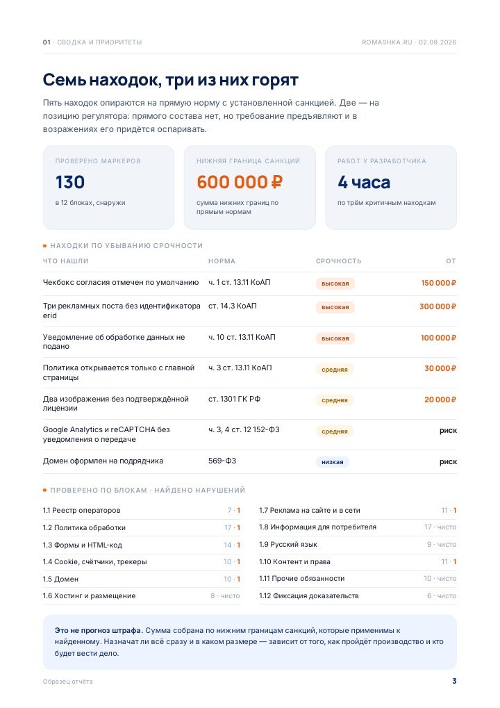 Полоса отчёта
