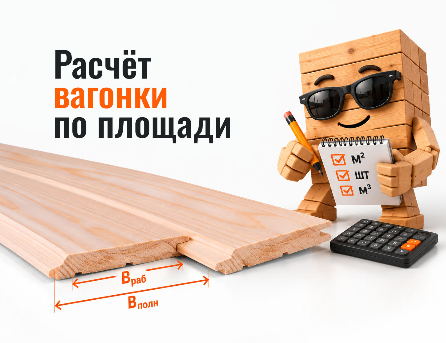 Расчёт вагонки по площади