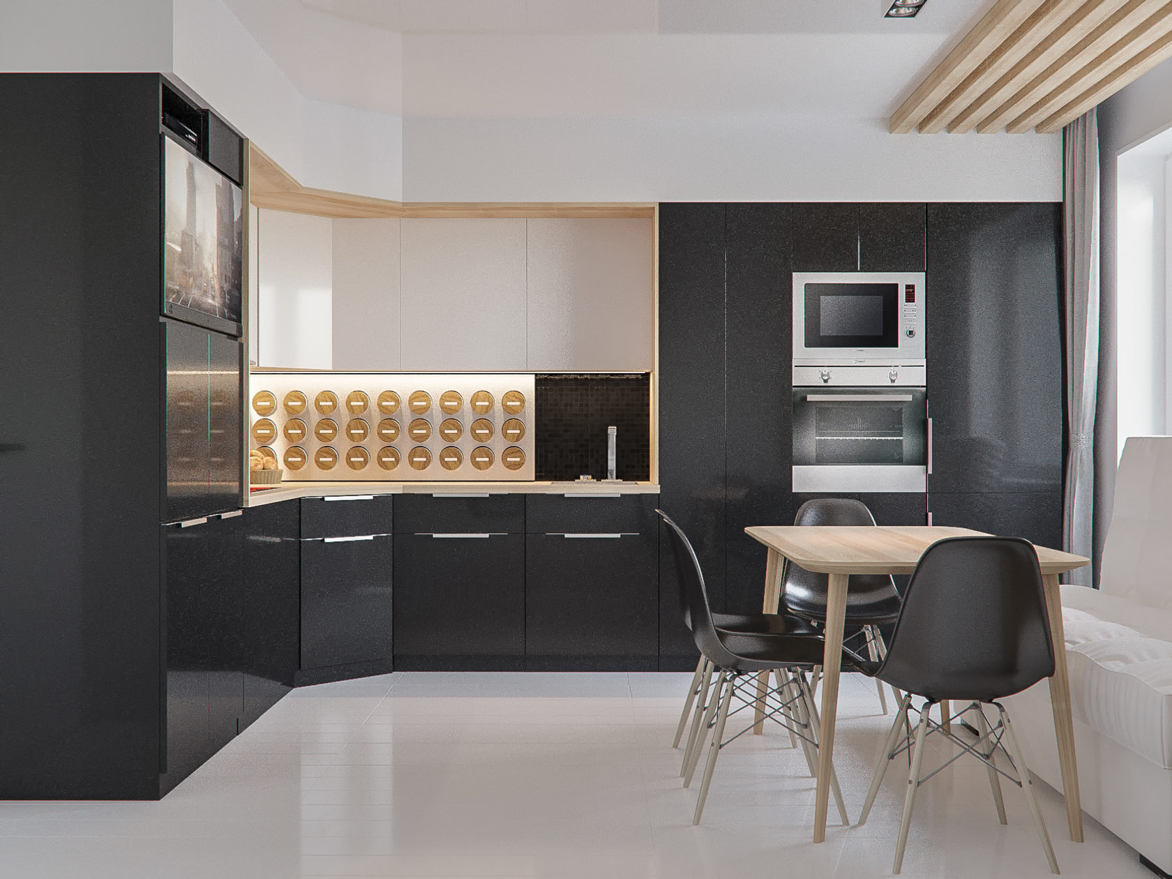 Дизайн помещения кухни в современном стиле