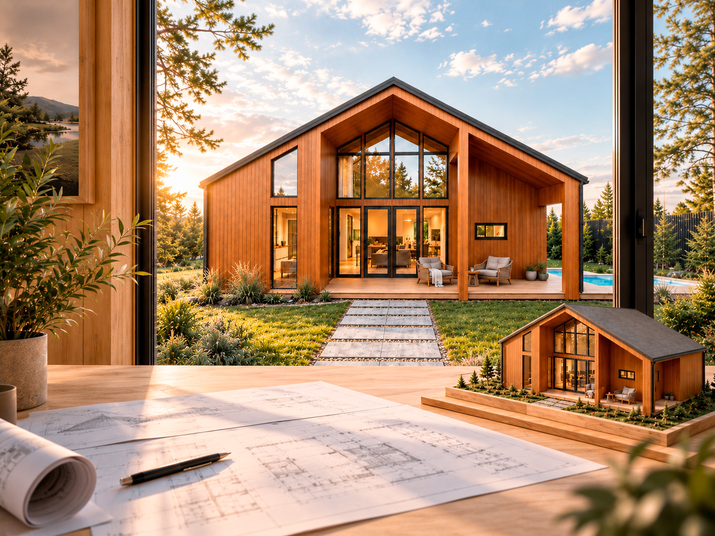 Домокомплекты каркасных домов WOODCASTOR