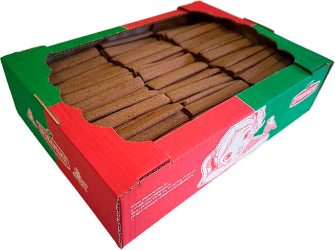 Батончики «Бамбук»® с начинкой со вкусом «Сгущенное молоко», 16 пачек в коробке