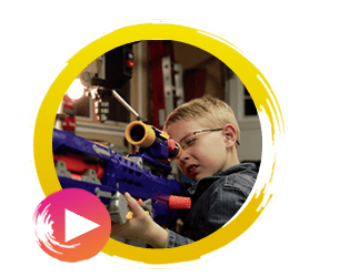 нёрф на детский праздник