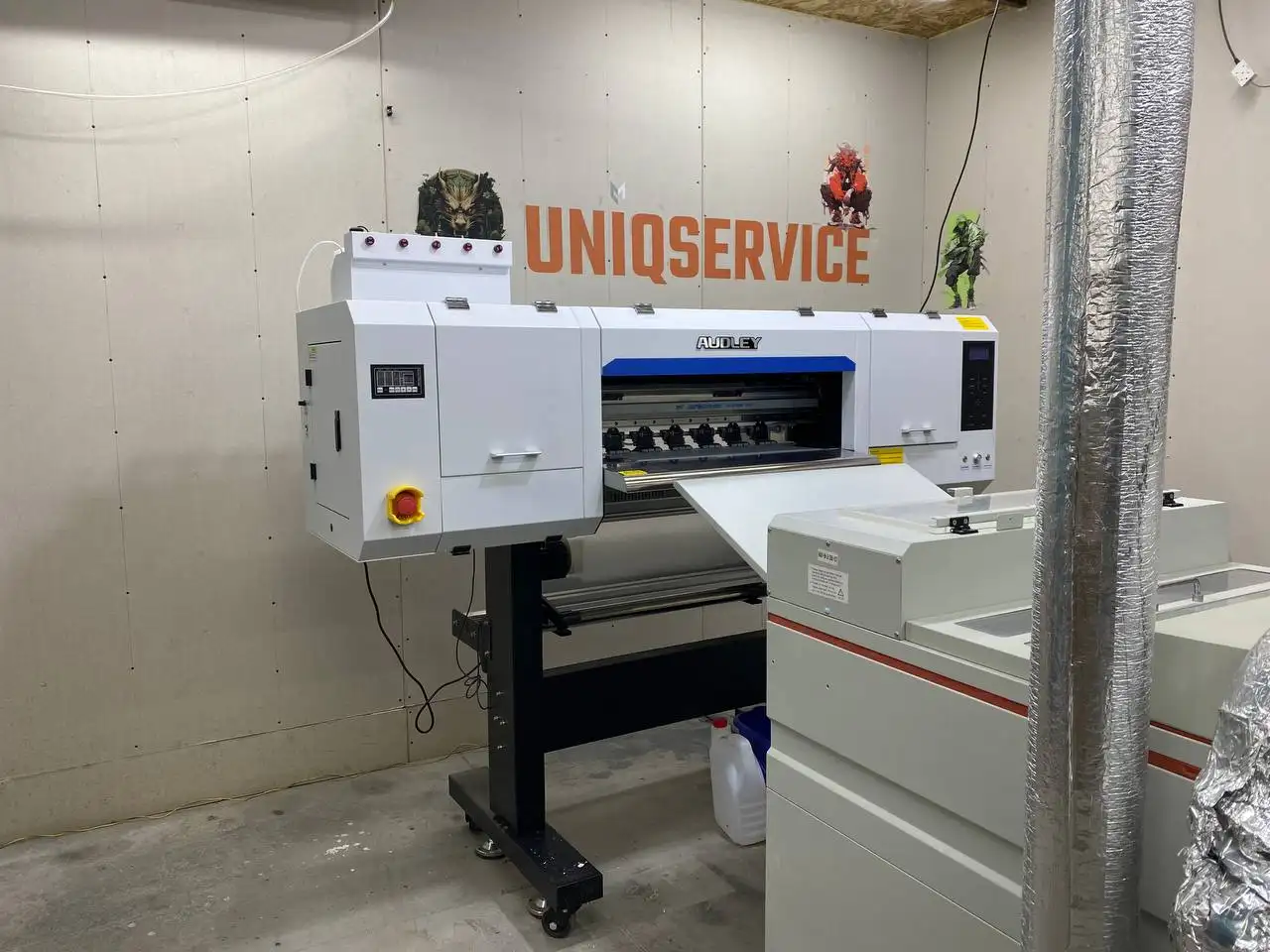 DTF печать на промышленном принтере в Москве