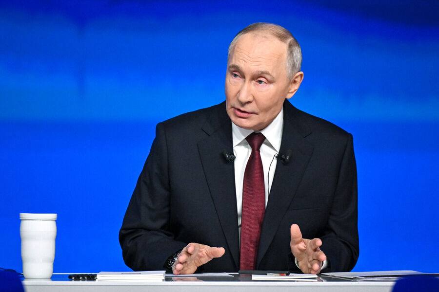 Прямая линия Президента РФ Владимира Путина 2025 БПЛА