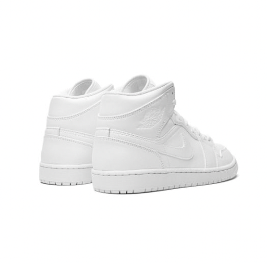Оригинал Nike Air Jordan 1 Mid &quot;Triple White&quot; купить