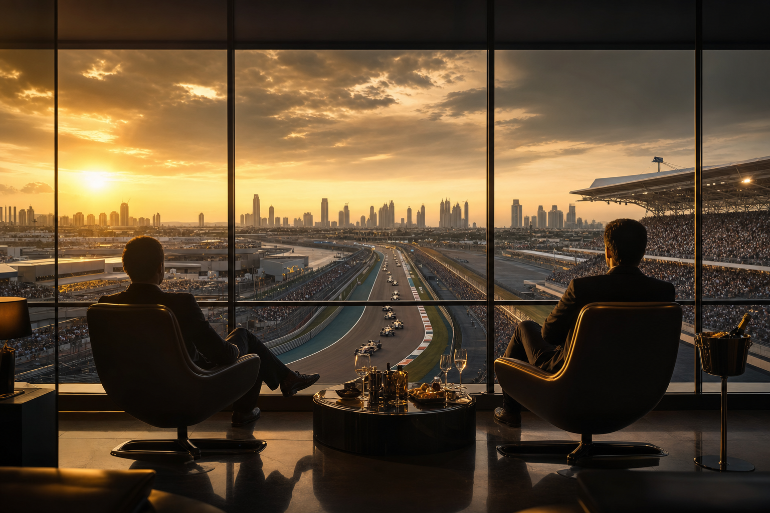 Luxury F1 hospitality suite