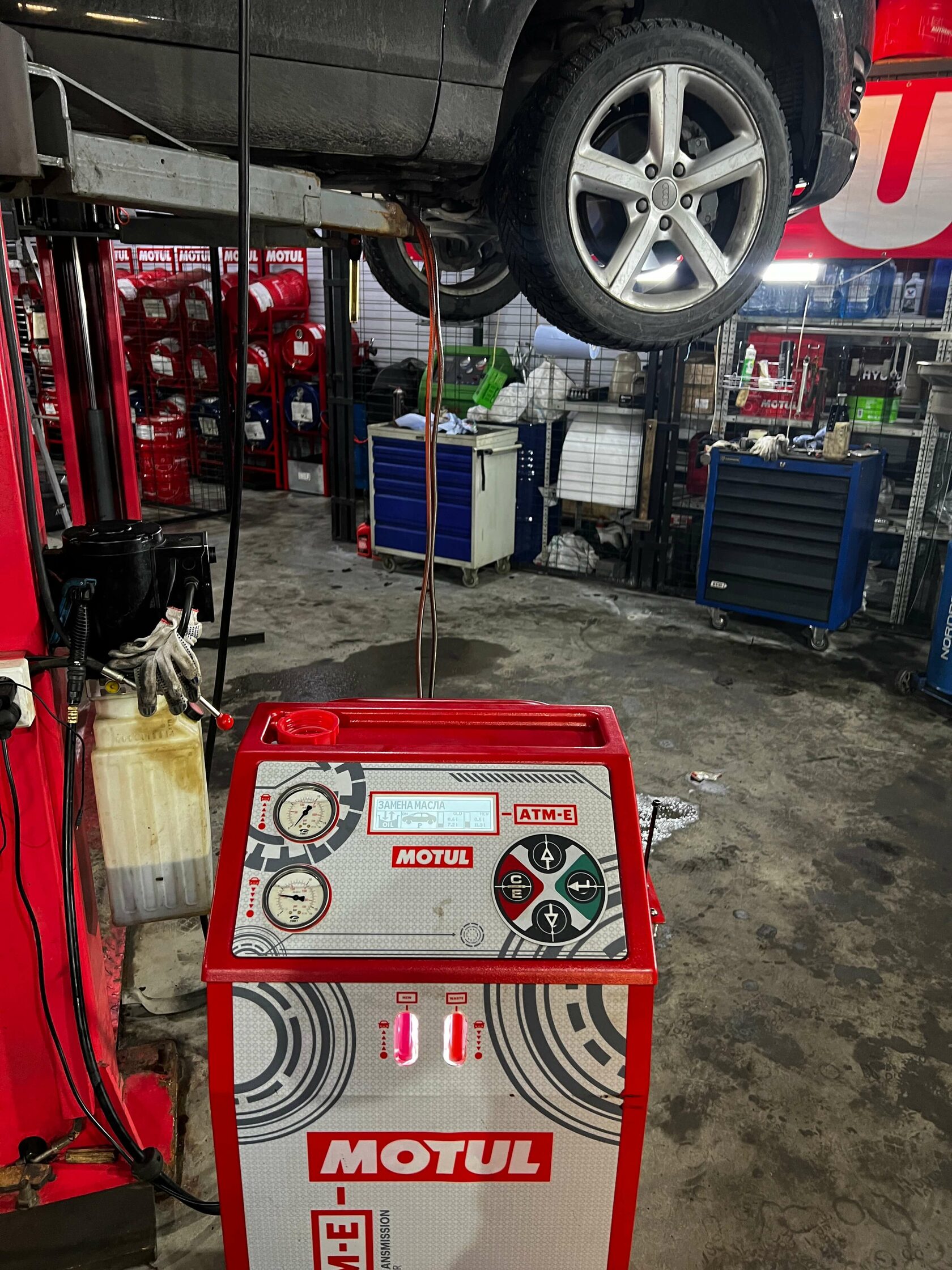 Установка Motul Evo для АКПП Audi