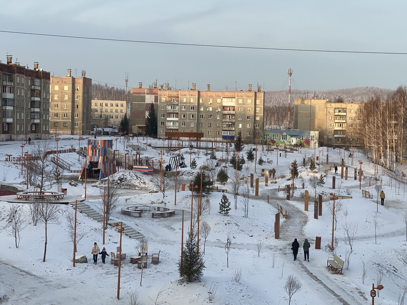 Аллея ветеранов в г. Карабаше, Челябинской области