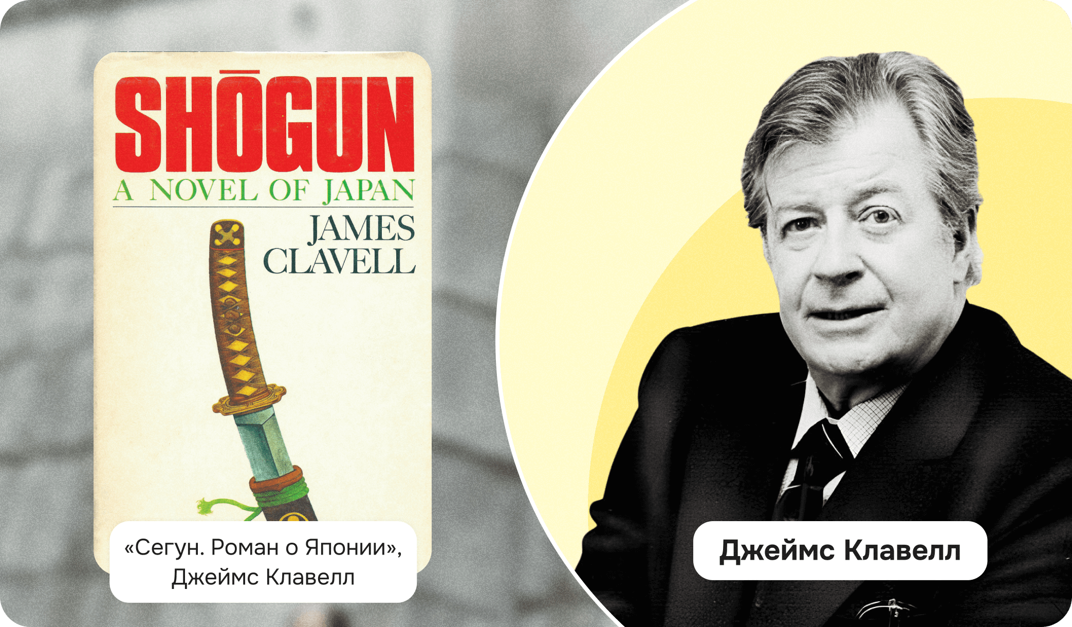 Джеймс Клавелл, Сегун, роман