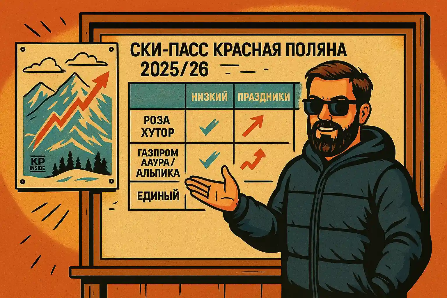 Сравнение цен на ски-пассы в Красной Поляне