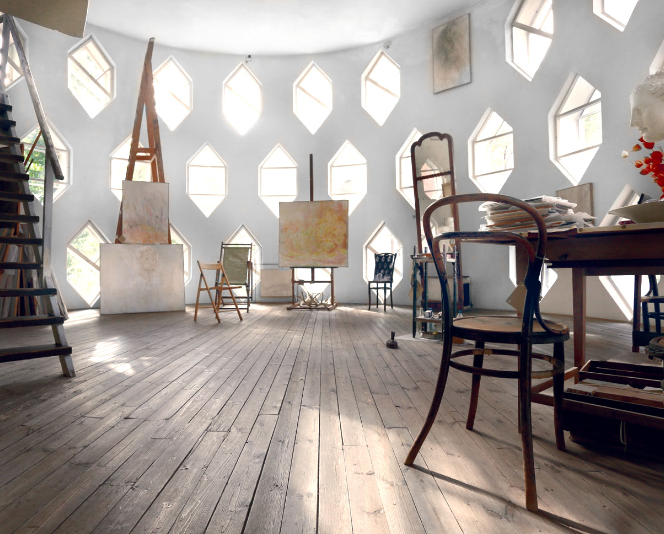 Дом Мельникова Реставрация