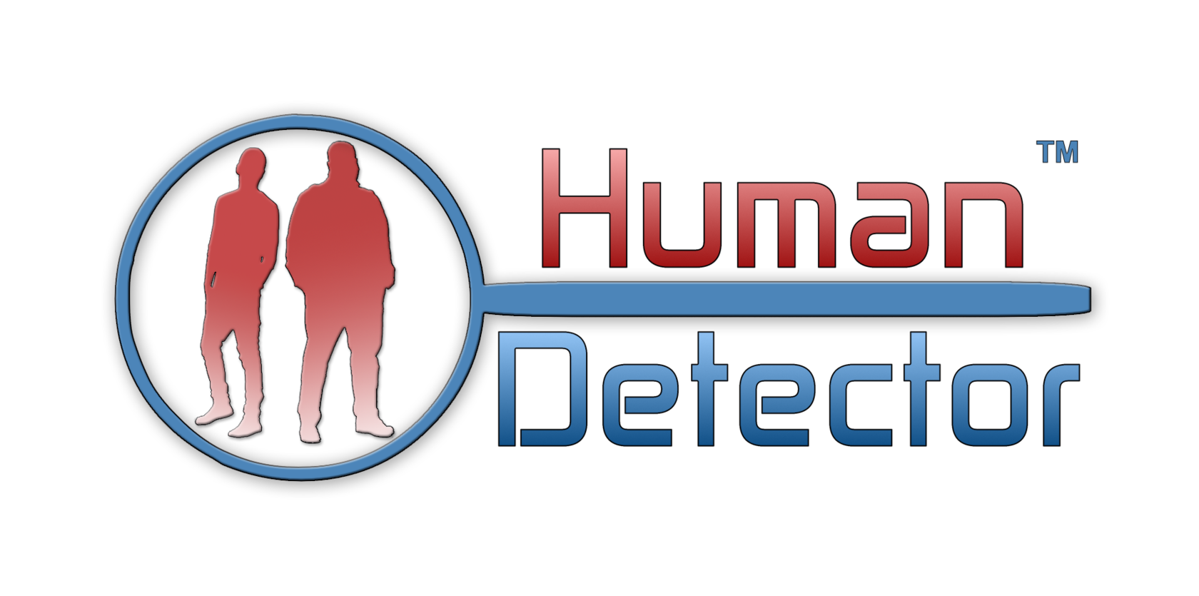 Human detection. Human Detector. Human Detection logo.