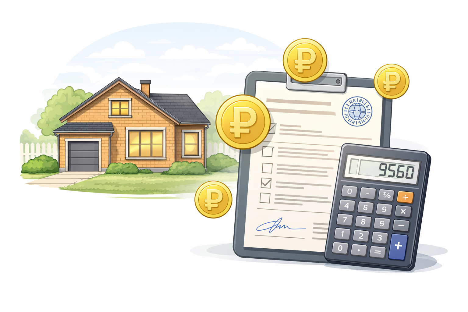 Расчёт налога на частный дом — налог на имущество физических лиц