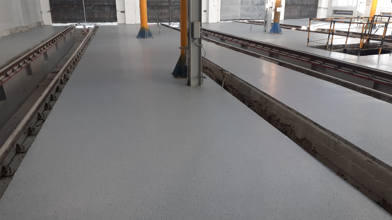 наливной пол для паркинга