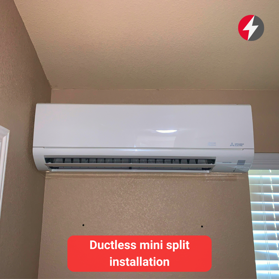 Ductless mini split installation in Round Rock, Texas