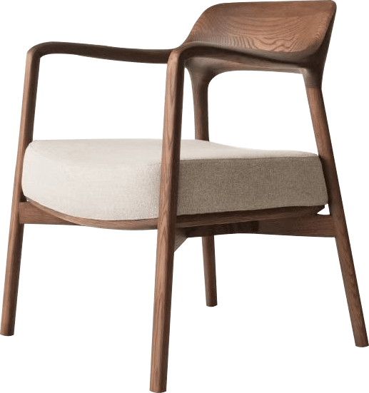 Стул, материалы: ясень, ткань