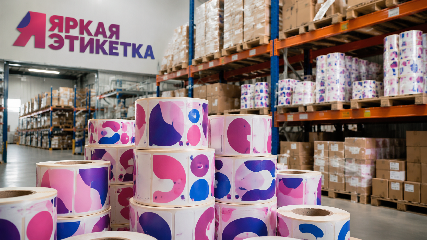 Оптовая печать этикеток — производство Яркая Этикетка