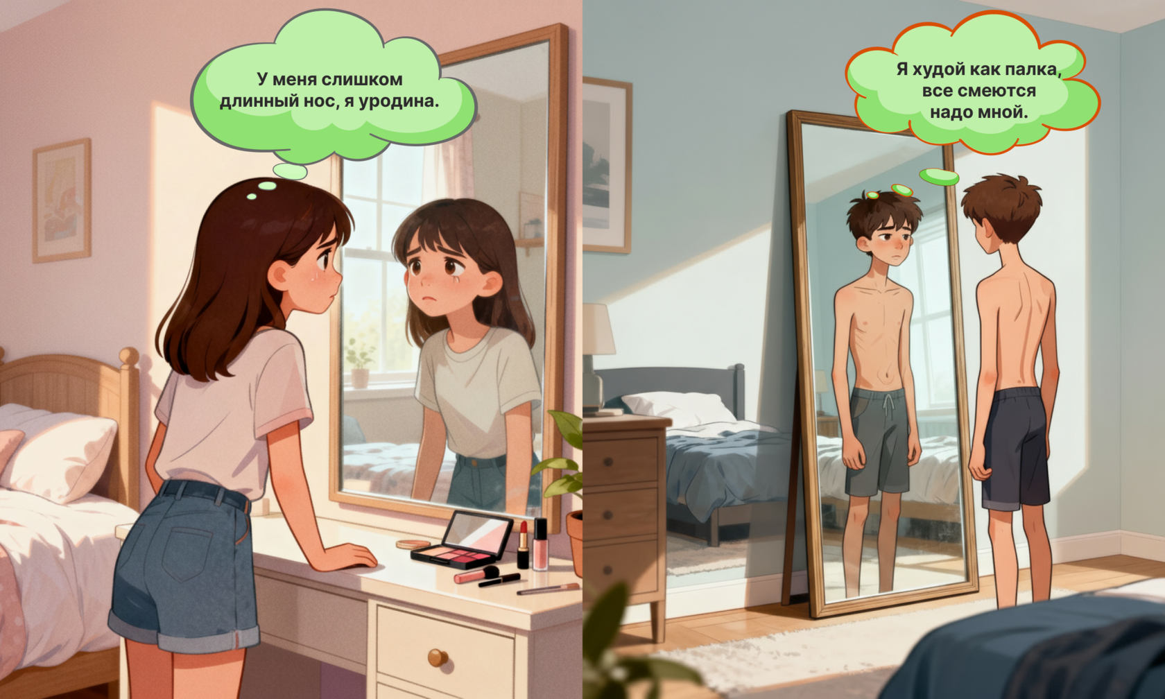 Ребенок не может принять себя