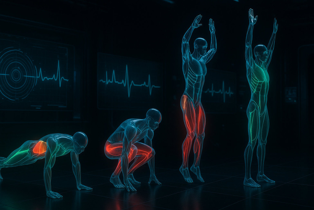 Какие мышцы работают при выполнении берпи