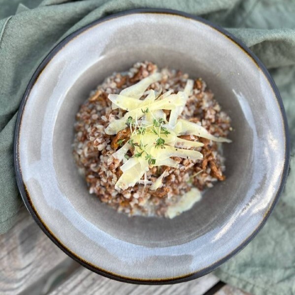 Блюдо: Гречотто с лисичками