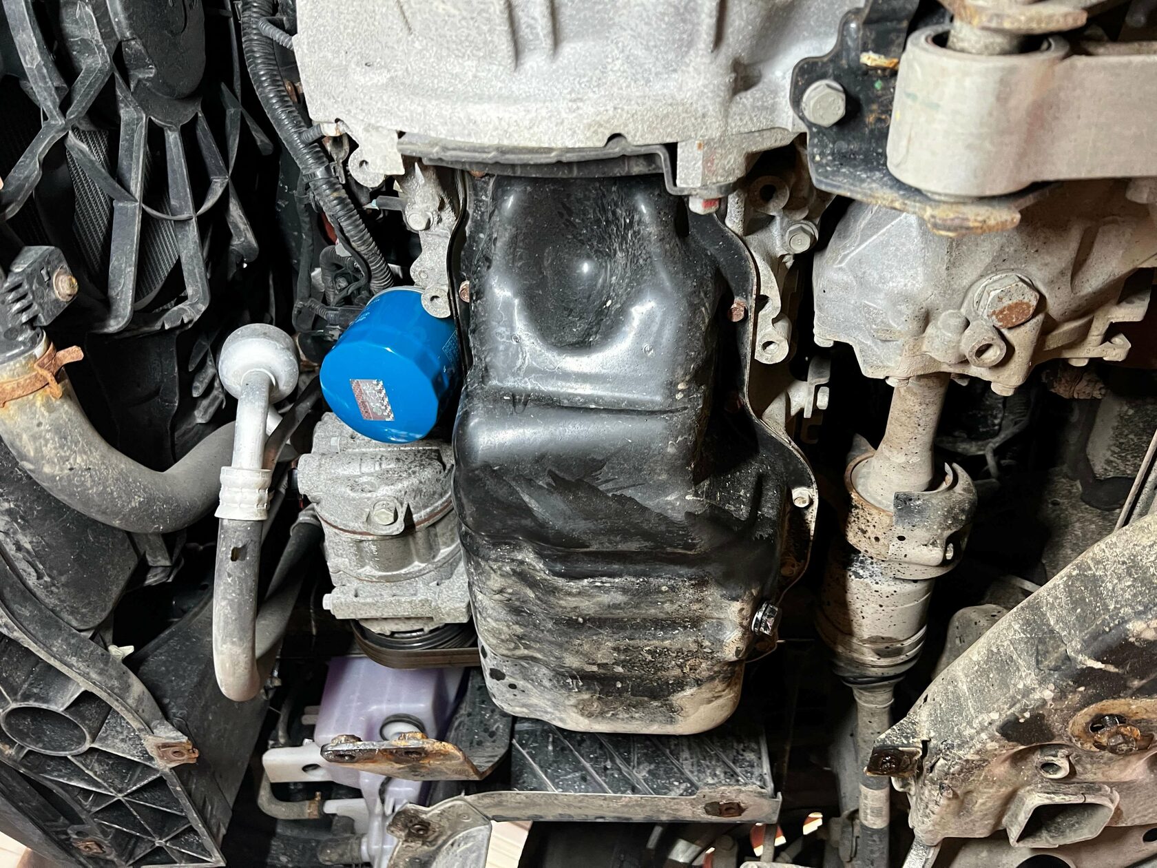 Установка нового масляного фильтра 2630035505