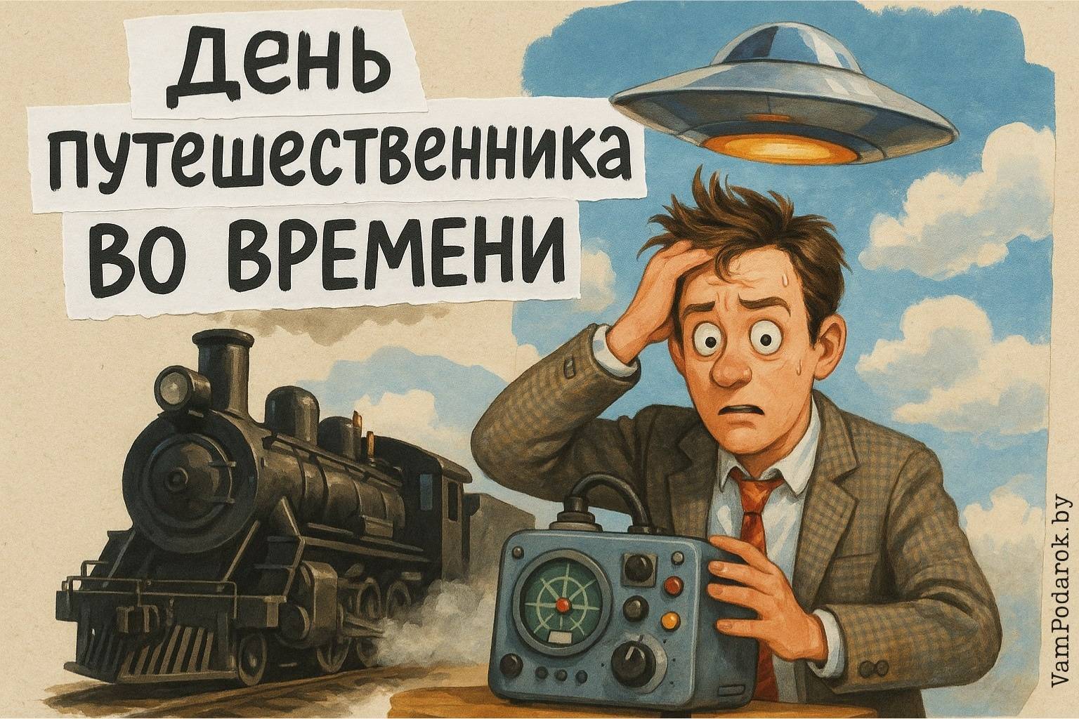День путешественника во времени (Pretend to be a Time Traveler Day)