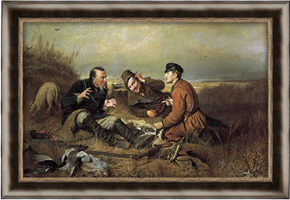 В. Г. Перов, Охотники на привале