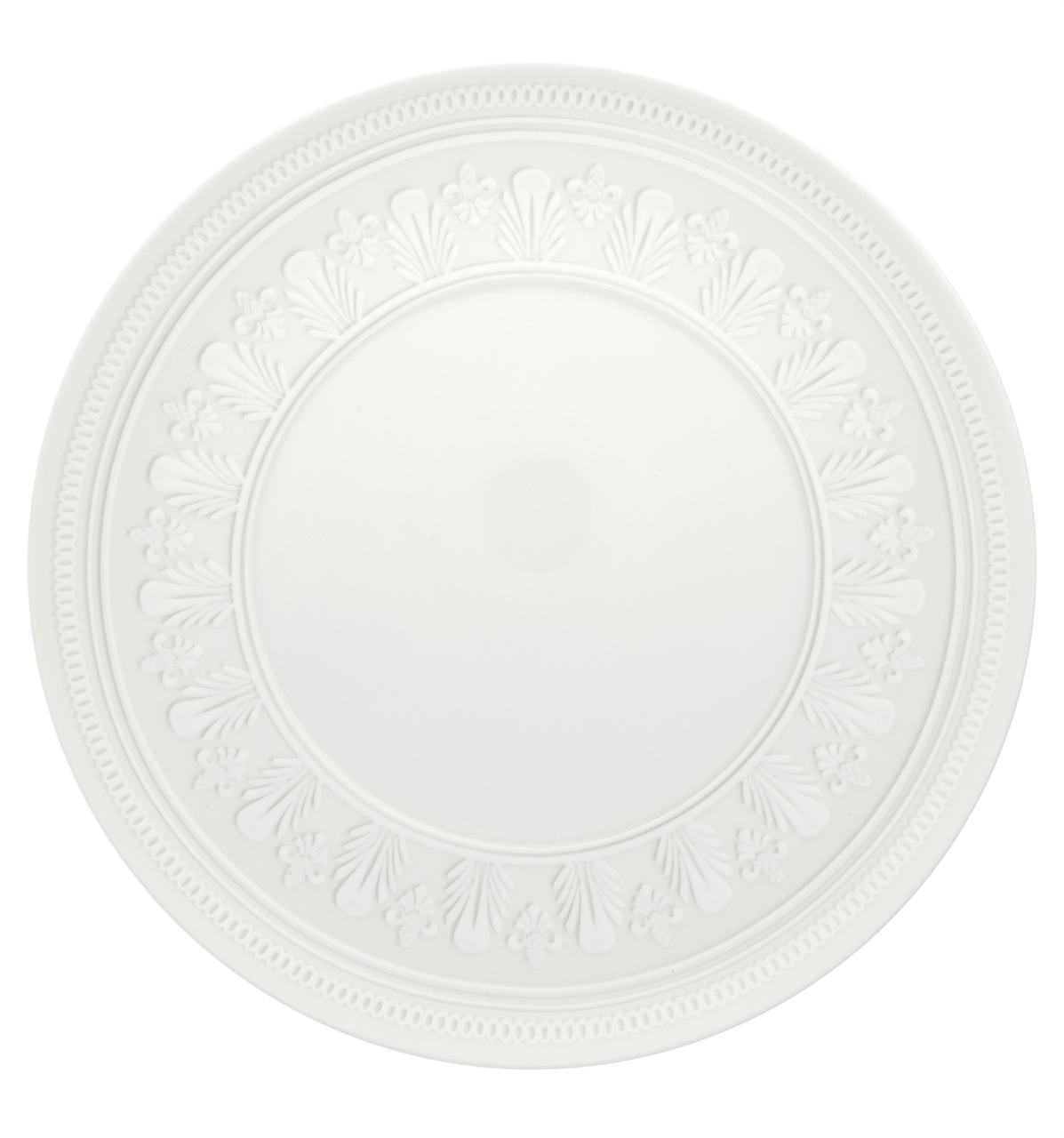 Белая тарелка 17 см