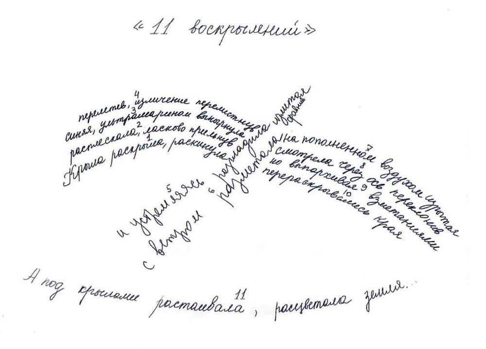 Стихи в виде рисунка