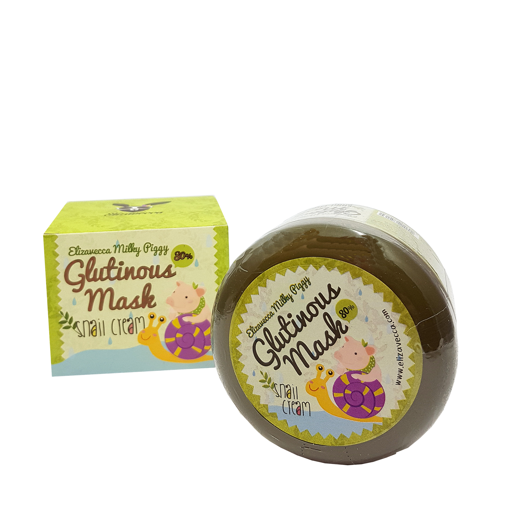 

Elizavecca Milky Piggy Glutinous Mask 80% Snail Cream, ELC004