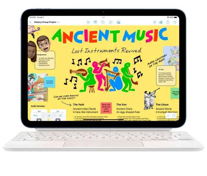 iPad 11 используют студент для учебы и ребенок для игр: планшет как первое устройство