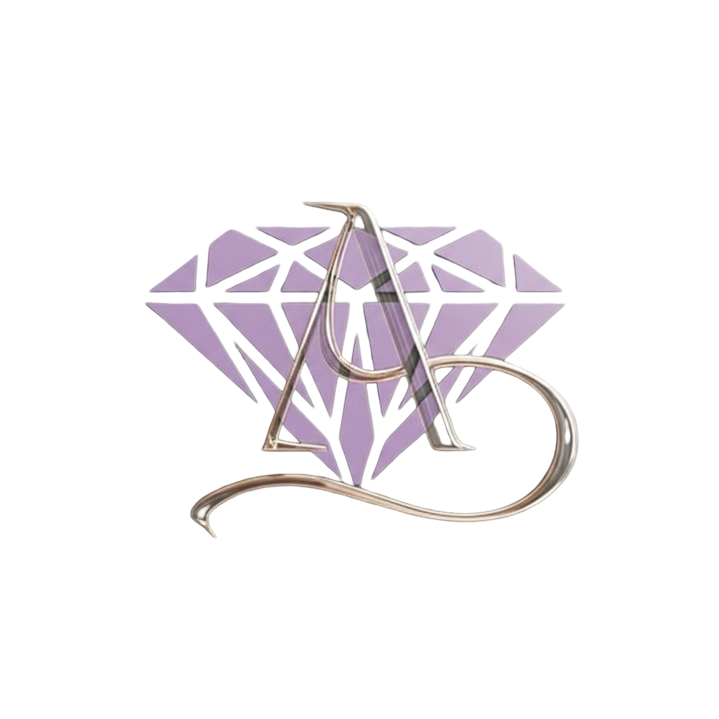 Фавикон студии перманентного макияжа Анастасии Макаровой в Ярославле — алмаз с инициалами