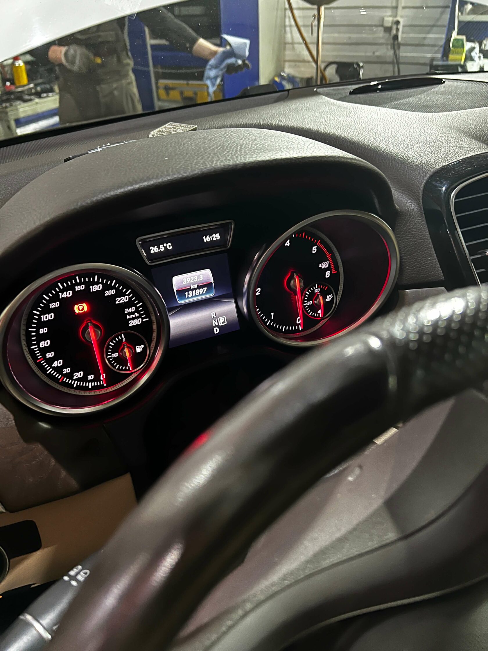 Результат ТО Mercedes GLE