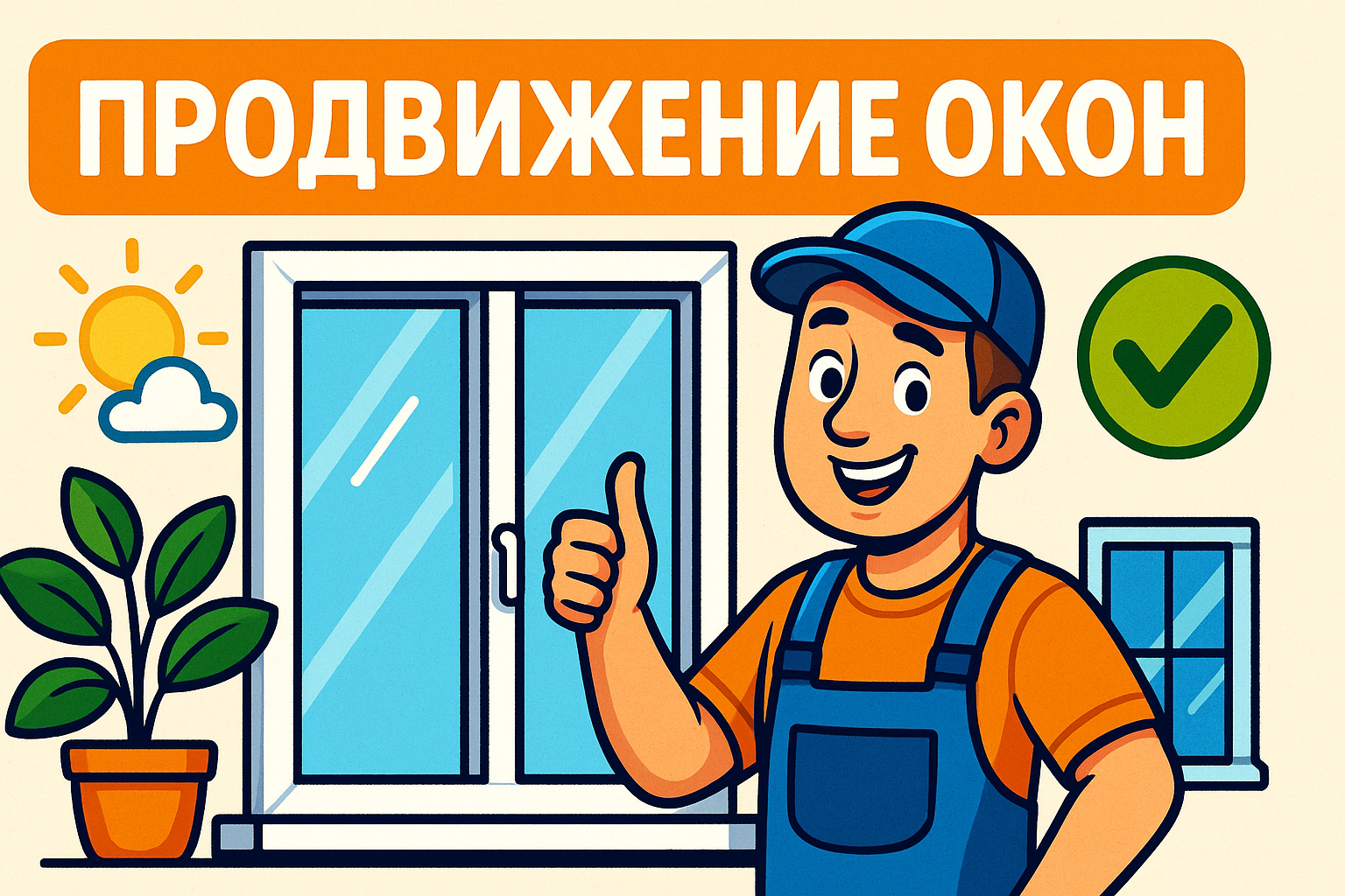 продвижение и реклама оконной компании, пластиковых окон