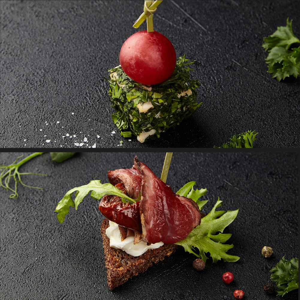 набор вкусных закусок от фурсет